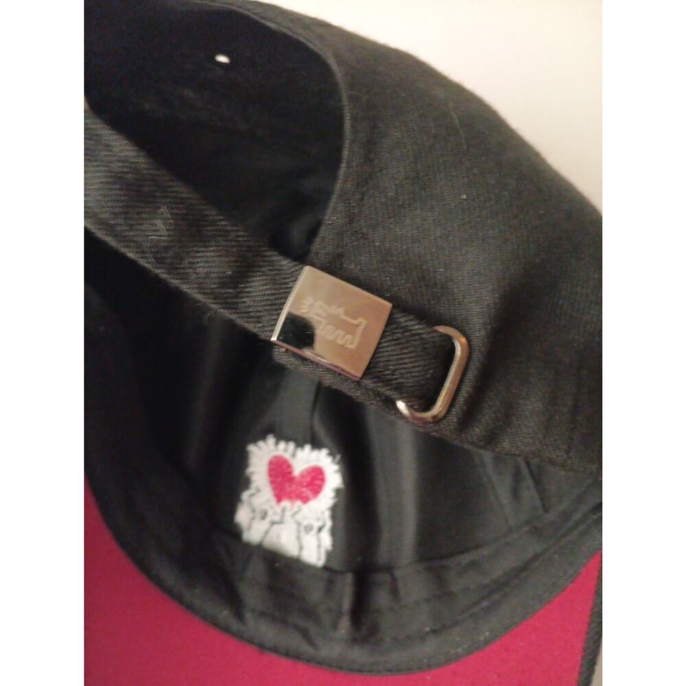 Keith Haring Foundation Heart Art Baseball Cap Hat Strapback - Picture 3 of 7
